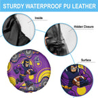 Melbourne Storm Spare Tire Cover Aboriginal Dot Pattern - Rugby Mascot Heritage Pride