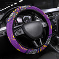 Melbourne Storm Steering Wheel Cover Aboriginal Dot Pattern - Rugby Mascot Heritage Pride