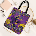 Melbourne Storm Tote Bag Aboriginal Dot Pattern - Rugby Mascot Heritage Pride