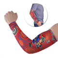 Newcastle Knights Arm Sleeves Aboriginal Dot Pattern - Rugby Mascot Heritage Pride