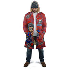 Newcastle Knights Cloak Aboriginal Dot Pattern - Rugby Mascot Heritage Pride