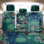 New Zealand Warriors Back Car Seat Cover Aboriginal Dot Pattern - Rugby Mascot Heritage Pride
