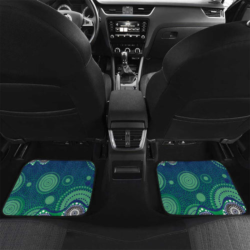 New Zealand Warriors Car Mats Aboriginal Dot Pattern - Rugby Mascot Heritage Pride