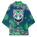 New Zealand Warriors Kimono Aboriginal Dot Pattern - Rugby Mascot Heritage Pride