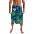 New Zealand Warriors Lavalava Aboriginal Dot Pattern - Rugby Mascot Heritage Pride