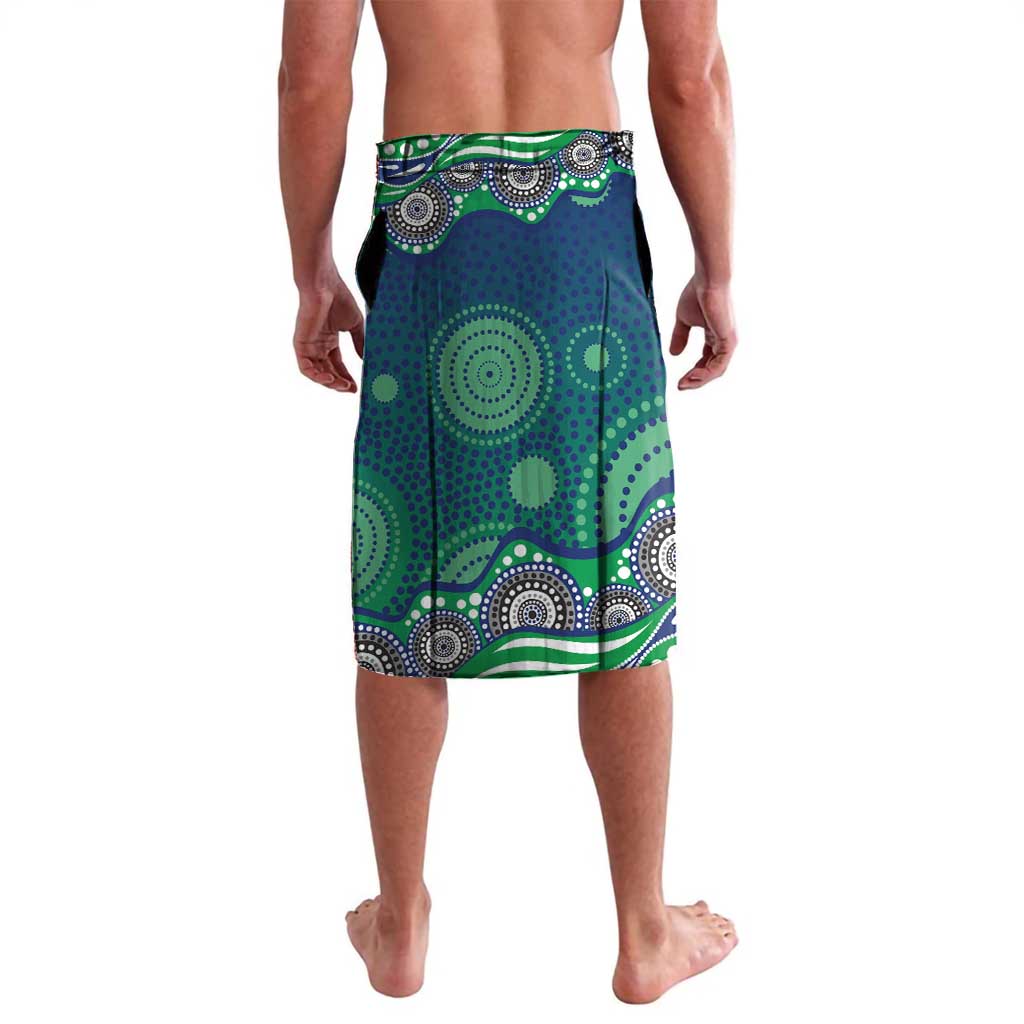 New Zealand Warriors Lavalava Aboriginal Dot Pattern - Rugby Mascot Heritage Pride