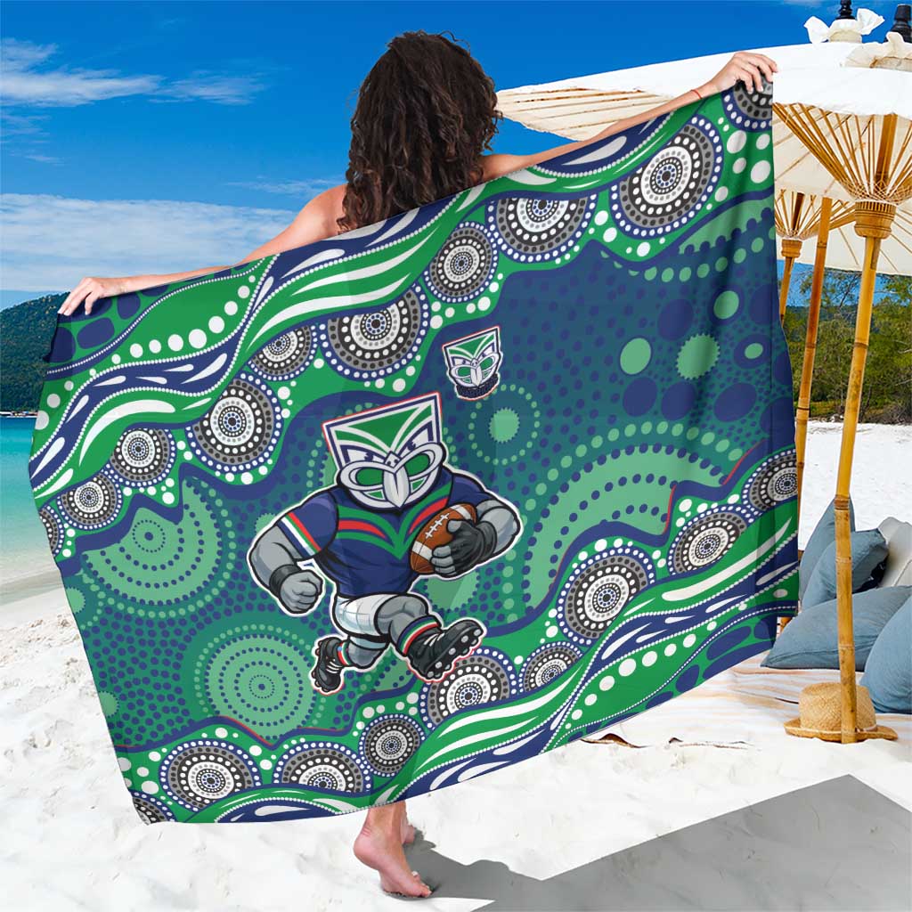 New Zealand Warriors Sarong Aboriginal Dot Pattern - Rugby Mascot Heritage Pride