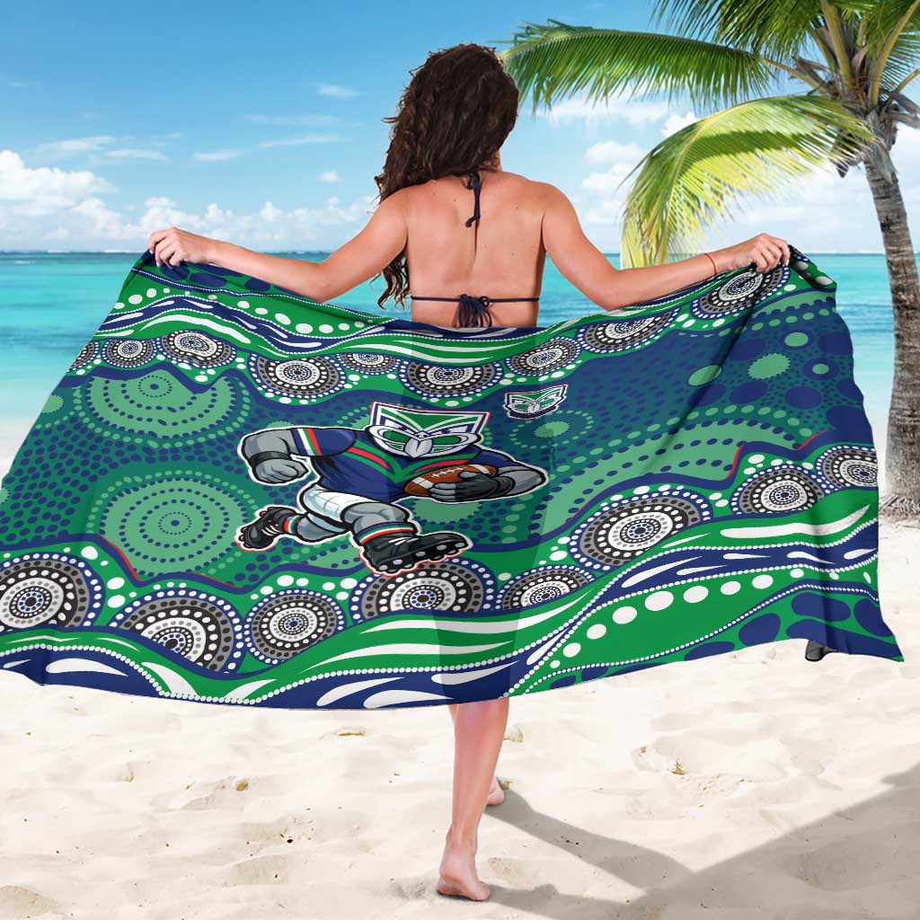 New Zealand Warriors Sarong Aboriginal Dot Pattern - Rugby Mascot Heritage Pride