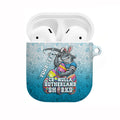 Personalized Cronulla Sutherland Sharks AirPods Case Easter Mascot - Colorful Eggs Cartoon Style