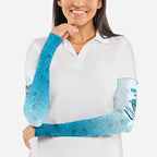 Personalized Cronulla Sutherland Sharks Arm Sleeves Easter Mascot - Colorful Eggs Cartoon Style