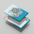 Personalized Cronulla Sutherland Sharks Canvas Wall Art Easter Mascot - Colorful Eggs Cartoon Style