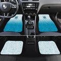 Personalized Cronulla Sutherland Sharks Car Mats Easter Mascot - Colorful Eggs Cartoon Style