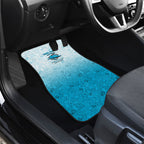 Personalized Cronulla Sutherland Sharks Car Mats Easter Mascot - Colorful Eggs Cartoon Style