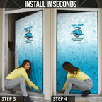Personalized Cronulla Sutherland Sharks Door Cover Easter Mascot - Colorful Eggs Cartoon Style