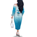 Personalized Cronulla Sutherland Sharks Family Matching Off The Shoulder Long Sleeve Dress and Hawaiian Shirt Easter Mascot - Colorful Eggs Cartoon Style