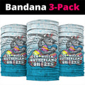 Personalized Cronulla Sutherland Sharks Neck Gaiter Easter Mascot - Colorful Eggs Cartoon Style