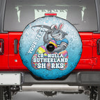 Personalized Cronulla Sutherland Sharks Spare Tire Cover Easter Mascot - Colorful Eggs Cartoon Style