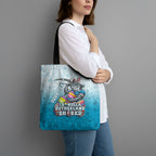 Personalized Cronulla Sutherland Sharks Tote Bag Easter Mascot - Colorful Eggs Cartoon Style