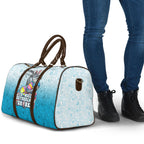 Personalized Cronulla Sutherland Sharks Travel Bag Easter Mascot - Colorful Eggs Cartoon Style