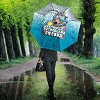 Personalized Cronulla Sutherland Sharks Umbrella Easter Mascot - Colorful Eggs Cartoon Style
