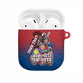 Personalized Newcastle Knights AirPods Case Easter Mascot - Colorful Eggs Cartoon Style