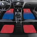 Personalized Newcastle Knights Car Mats Easter Mascot - Colorful Eggs Cartoon Style