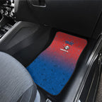 Personalized Newcastle Knights Car Mats Easter Mascot - Colorful Eggs Cartoon Style