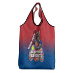 Personalized Newcastle Knights Grocery Bag Easter Mascot - Colorful Eggs Cartoon Style