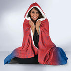 Personalized Newcastle Knights Hooded Blanket Easter Mascot - Colorful Eggs Cartoon Style