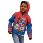 Personalized Newcastle Knights Kid Hoodie Easter Mascot - Colorful Eggs Cartoon Style