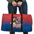 Personalized Newcastle Knights Travel Bag Easter Mascot - Colorful Eggs Cartoon Style