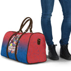 Personalized Newcastle Knights Travel Bag Easter Mascot - Colorful Eggs Cartoon Style