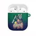 Personalized New Zealand Warriors AirPods Case Easter Mascot - Colorful Eggs Cartoon Style