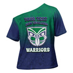 Personalized New Zealand Warriors Cross Shoulder Shirt Easter Mascot - Colorful Eggs Cartoon Style