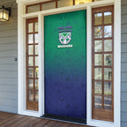 Personalized New Zealand Warriors Door Cover Easter Mascot - Colorful Eggs Cartoon Style