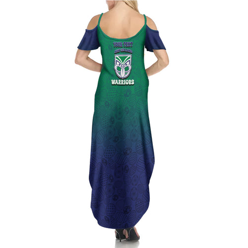 Personalized New Zealand Warriors Family Matching Summer Maxi Dress and Hawaiian Shirt Easter Mascot - Colorful Eggs Cartoon Style