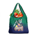 Personalized New Zealand Warriors Grocery Bag Easter Mascot - Colorful Eggs Cartoon Style