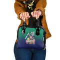 Personalized New Zealand Warriors Shoulder Handbag Easter Mascot - Colorful Eggs Cartoon Style