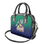 Personalized New Zealand Warriors Shoulder Handbag Easter Mascot - Colorful Eggs Cartoon Style