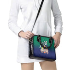Personalized New Zealand Warriors Shoulder Handbag Easter Mascot - Colorful Eggs Cartoon Style