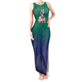 Personalized New Zealand Warriors Tank Maxi Dress Easter Mascot - Colorful Eggs Cartoon Style