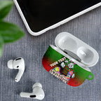 Personalized South Sydney Rabbitohs AirPods Case Easter Mascot - Colorful Eggs Cartoon Style
