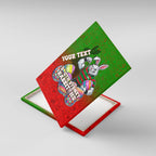 Personalized South Sydney Rabbitohs Canvas Wall Art Easter Mascot - Colorful Eggs Cartoon Style