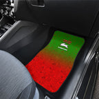 Personalized South Sydney Rabbitohs Car Mats Easter Mascot - Colorful Eggs Cartoon Style
