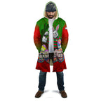 Personalized South Sydney Rabbitohs Cloak Easter Mascot - Colorful Eggs Cartoon Style