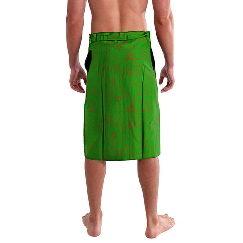 Personalized South Sydney Rabbitohs Lavalava Easter Mascot - Colorful Eggs Cartoon Style