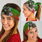 Personalized South Sydney Rabbitohs Neck Gaiter Easter Mascot - Colorful Eggs Cartoon Style