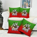 Personalized South Sydney Rabbitohs Pillow Cover Easter Mascot - Colorful Eggs Cartoon Style