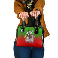 Personalized South Sydney Rabbitohs Shoulder Handbag Easter Mascot - Colorful Eggs Cartoon Style