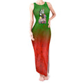 Personalized South Sydney Rabbitohs Tank Maxi Dress Easter Mascot - Colorful Eggs Cartoon Style